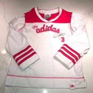 Euc adidas shirt girls size 4